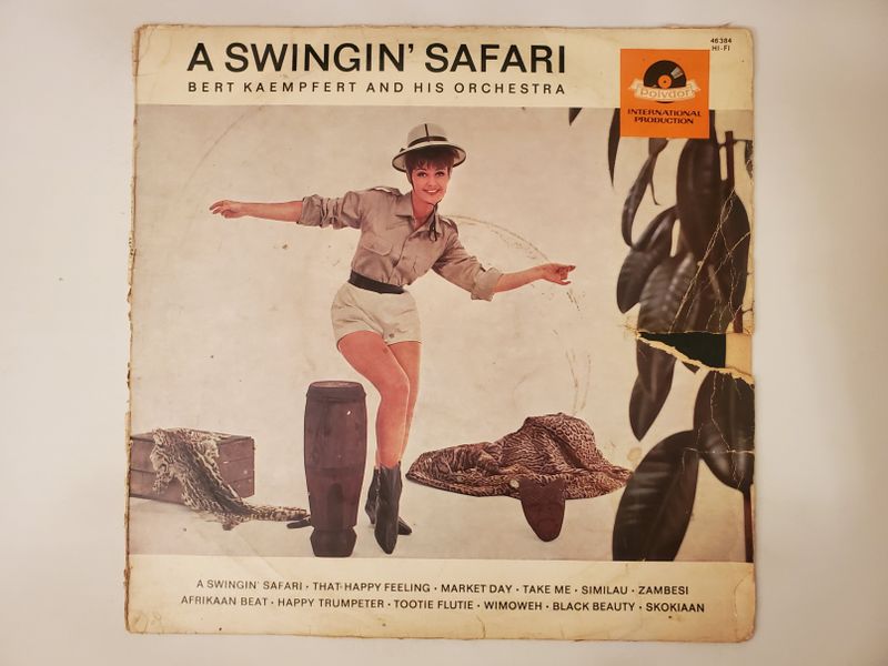 Bert Kaempfert and His Orchestra A Swingin' Safari vinyl record